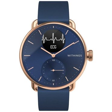 Withings Scanwatch EKG Blue Rose 38мм часы 37700₽