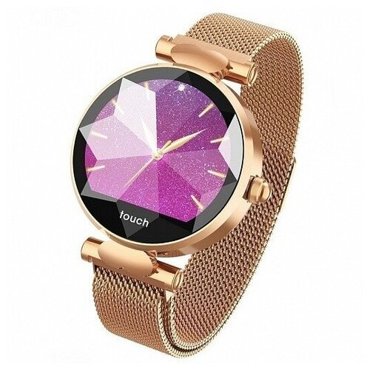 Женский фитнес-браслет Smart Bracelet Flowers золото 3740₽