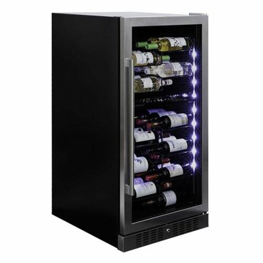 Винный холодильный шкаф Dunavox DX-58258DSS компрессорный встраиваемый отдельностоящий холодильник для вина на 58 бутылок 420699₽