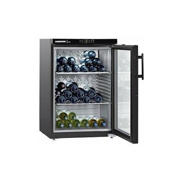 Винный шкаф Liebherr WKb 1812 Vinothek черный однокамерный 119760₽