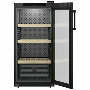Винный шкаф Liebherr WPbl 4201-20 001 4 полки 141 бут 5-20 C черный 188690₽