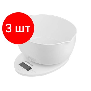Комплект 3 штук Весы кухонные ASK-275 NORMANN 5 кг чаша 1500 мл 3453₽