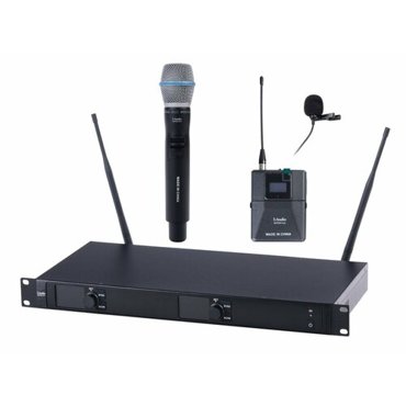 6000-UT Беспроводная микрофонная система ручной передатчик и петличка LAudio 68841₽
