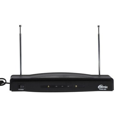 Беспроводная микрофонная система Ritmix RWM-210 105 дБ 100-10000 Гц радиус до 10 м черная 3276₽