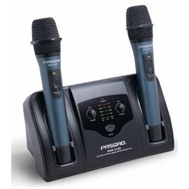 Беспроводная система с двумя ручными микрофонами Pasgao PAW3100CPAH907C 65776634MHz 32004₽
