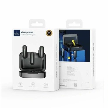 Беспроводной петличный микрофон WiWU Wi-WM002 2 в комплекте для iPhone с активным шумоподавлением 3800₽