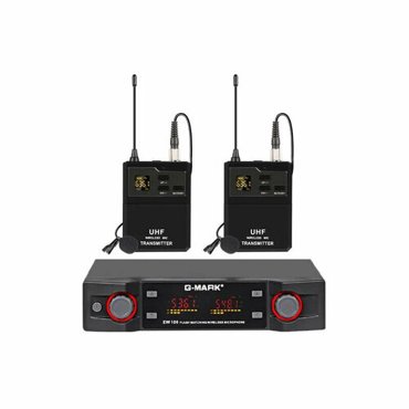 Беспроводные микрофоны-петлички G MARK EW 100 2 штуки 6800₽