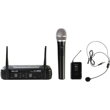 Don Music DM-252HH-25PT-25 Беспроводная радиосистема с одним ручнмикрофоном и головной гарнитурой 15900₽