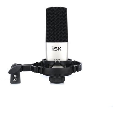 ISK S700 конденсаторный XLR-микрофон цвет никель 7249₽