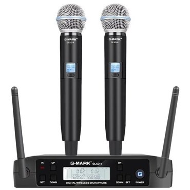 Комплект радио микрофонов G-Mark GLXD-4 6990₽