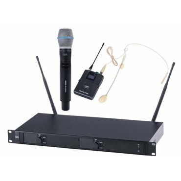 LAudio 6000-UV Беспроводная микрофонная система ручной передатчик и головной микрофон 70970₽