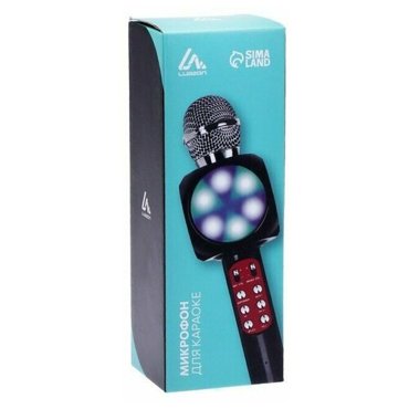 Luazon Home Микрофон для караоке LuazON LZZ-60 1800 мАч LED красный 2475₽