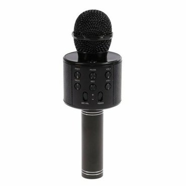 Микрофон для караоке LuazON LZZ-56 WS-858 1800 мАч чёрный комплект из 2 шт 2179₽