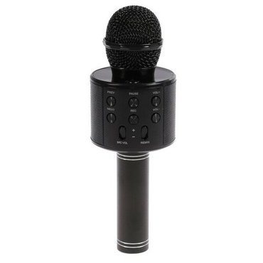 Микрофон для караоке LuazON LZZ-56 WS-858 1800 мАч чёрный 1457₽