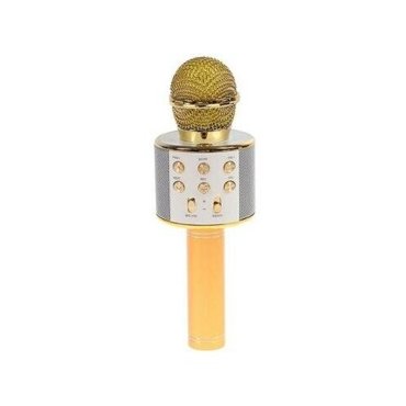 Микрофон для караоке LuazON LZZ-58 WS-858 1800 мАч жёлтый Luazon Home 3916282 963₽