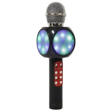 Микрофон для караоке LuazON LZZ-60 1800 мАч LED чёрный 1620₽