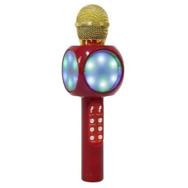 Микрофон для караоке LuazON LZZ-60 1800 мАч LED красный 2375₽