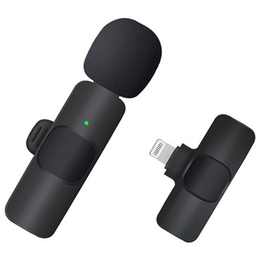 Микрофон MICROPHONE FOR PROFESSIONAL INTERVIEWS Петличный с поддержкой Bluetooth с Lightning Всенаправленный Петличный Микрофон 1304₽