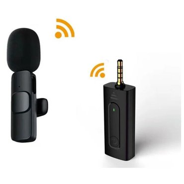 Микрофон петличка беспроводной для смартфона iphone андроид 2 в 1 разъем AUX mini jack 35 мм с шумоподавлением 1650₽