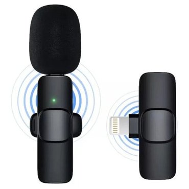 Микрофон петличный Bluetooth Lightning Беспроводная петличка Bluetooth Lightning Петличка для записи звука для iPhone iPad iPod 630₽