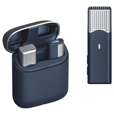 Микрофон петличный на USB Type -C Беспроводной микрофон для телефона синий 3051₽