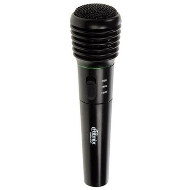 Радиосистема Ritmix RWM-100 комплектация микрофон разъем jack 63 mm черный 1 шт 2309₽