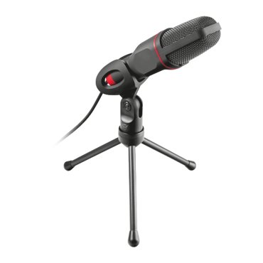 Микрофон проводной Trust GXT 212 Mico 23791 разъем mini jack 35 mm черный 1659₽