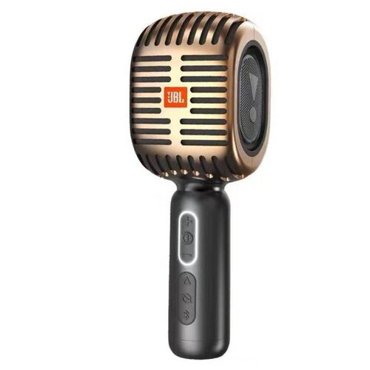 Микрофон универсальный JBL KMC 600 Wireless All in One Karaoke Microphone золотой 11290₽