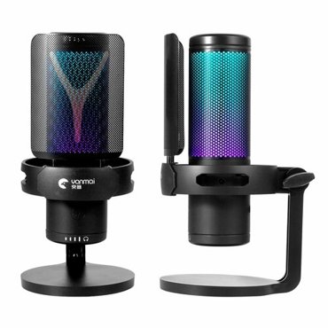 Микрофон USB для ПК - конденсаторный игровой микрофон c RGB-подсветкой 5490₽
