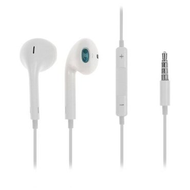 Наушники LuazON W-30 вкладыши микрофон белые 323₽