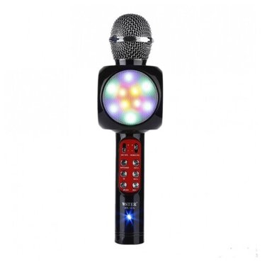Беспроводной караоке микрофон со встроенной колонкой Wster WS-1816 Золото 1590₽