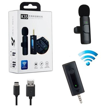 Петличный микрофон беспроводной 35mm AUX K35 1250₽