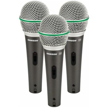 Q6 3 Pack комплект из 3 микрофонов Q6 в кейсе для переноски и хранения Samson 13334₽