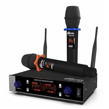 Радиосистема на два микрофона Ritmix RWM-230 black 5944₽