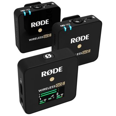 Bluetooth-микрофон RODE Wireless GO II разъем jack 63 mm черный 3 шт 30493₽