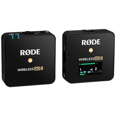 Микрофонный комплект RODE Wireless GO II Single комплектация ручной передатчик разъем USB Type-C черный 2 шт 28250₽