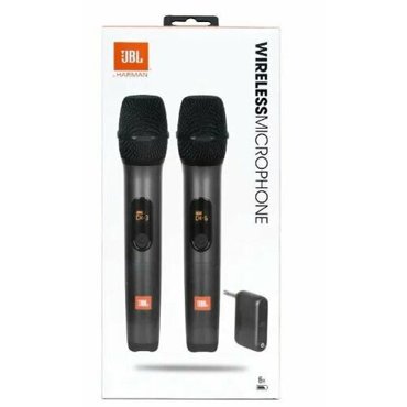 Радиосистема с двумя беспроводными микрофонами JBL Wireless Microphone Set Black черный цвет 14990₽