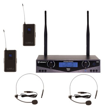 Radiowave UHS-802B радиосистема с 2 головными микрофонами с выборной частотой черного цвета 18926₽