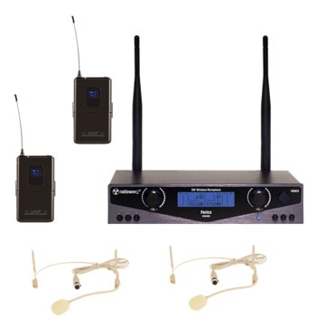 Radiowave UHS-802S радиосистема с 2 головными микрофонами с выборной частотой телесного цвета 18926₽