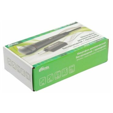 RITMIX Микрофон Ritmix RWM-101 100-10000 Гц штекер 63 мм чёрный 2955₽