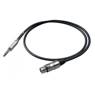 Шнур микрофонный Proel 63mm Jack - XLR 2m BULK210LU2 1060₽