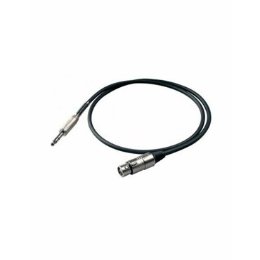 Шнур микрофонный Proel 63mm Jack - XLR 3m BULK210LU3 1070₽