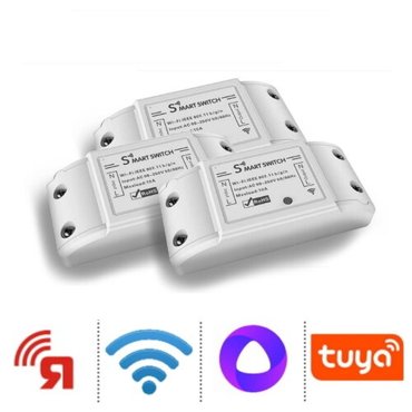 Комплект из 3 умных Wi-Fi реле Я смарт Ya-SSB1 1480₽