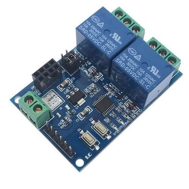 Модуль двухканального электромеханического реле 5В под модуль Wi-Fi ESP-01 774₽