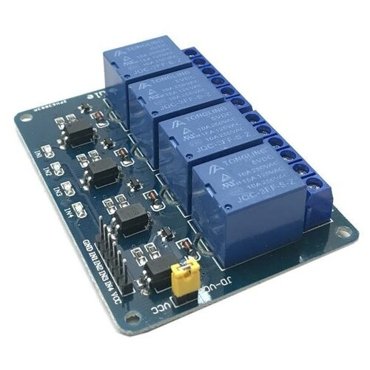 Модуль реле 4-канальный 5V 445₽