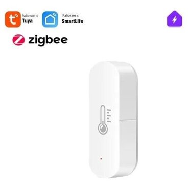 Новый Датчик температуры и влажности для алисы от Tuya с Zigbee беспроводной работает cо шлюзом ИЛИ Яндекс Станцией 20 1290₽