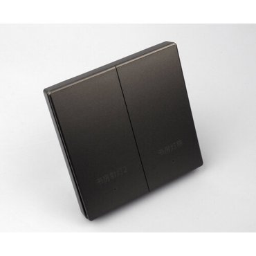Умный двухкнопочный выключатель PTX wall switch bluetooth для умного дома Xiaomi Mi Home китайский регион серый 1290₽