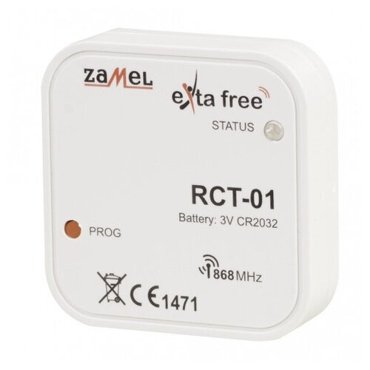 Zamel Extra Free Встраиваемый радиодатчик температуры арт RCT-01 5130₽
