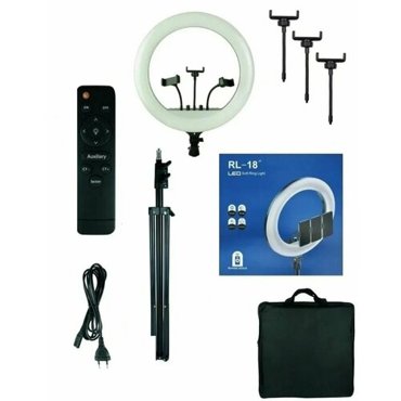 Кольцевая лампа Soft Ring Light RL-18 - Студийный свет Селфи лампа Светильник со штативом 5725₽