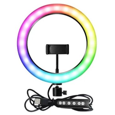 Кольцевая селфи-лампа Nova Store MJ20 20 см RGB 2790₽